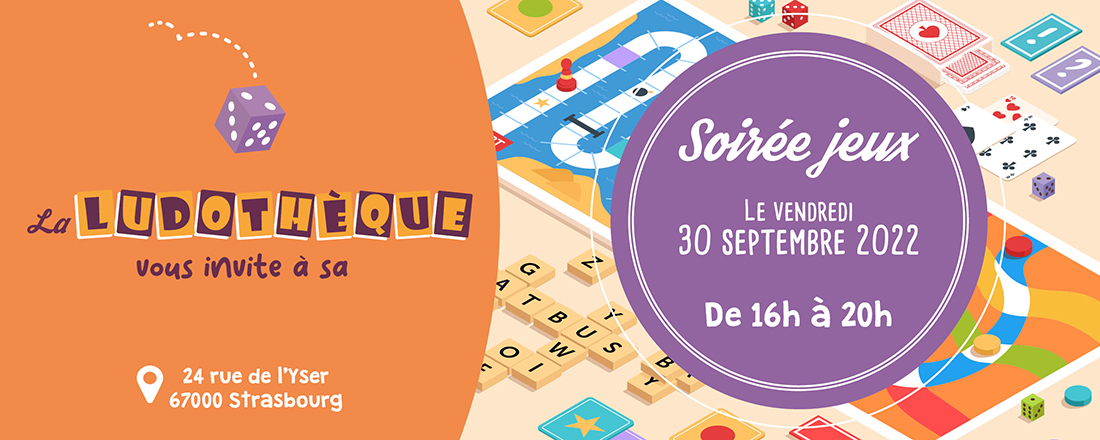 You are currently viewing Soirée jeux à la Ludo’ le 30 septembre 2022