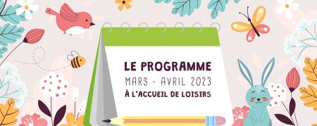 Le programme des mercredis de mars et avril 2023
