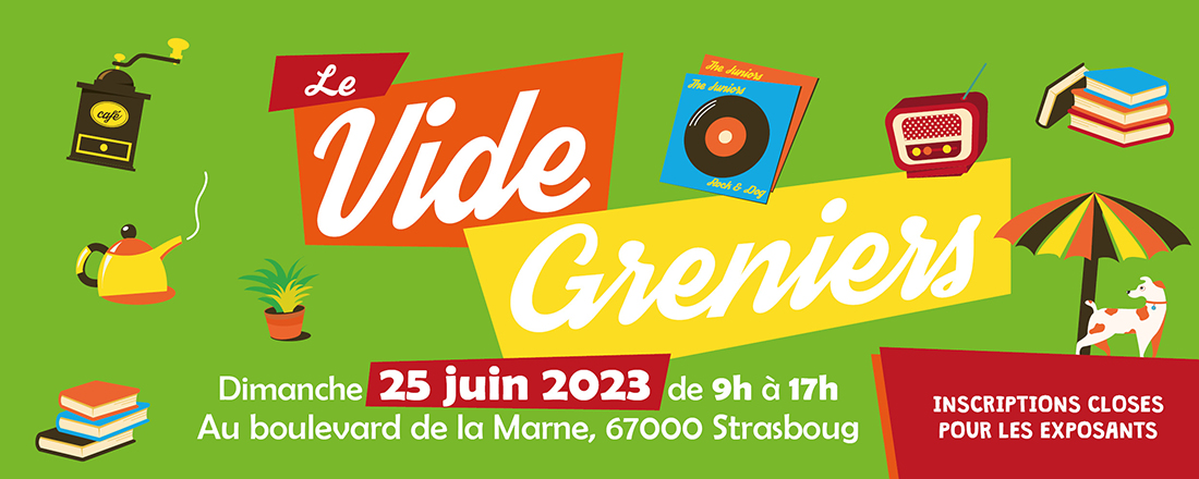 You are currently viewing Le vide-greniers du boulevard de la Marne 2023