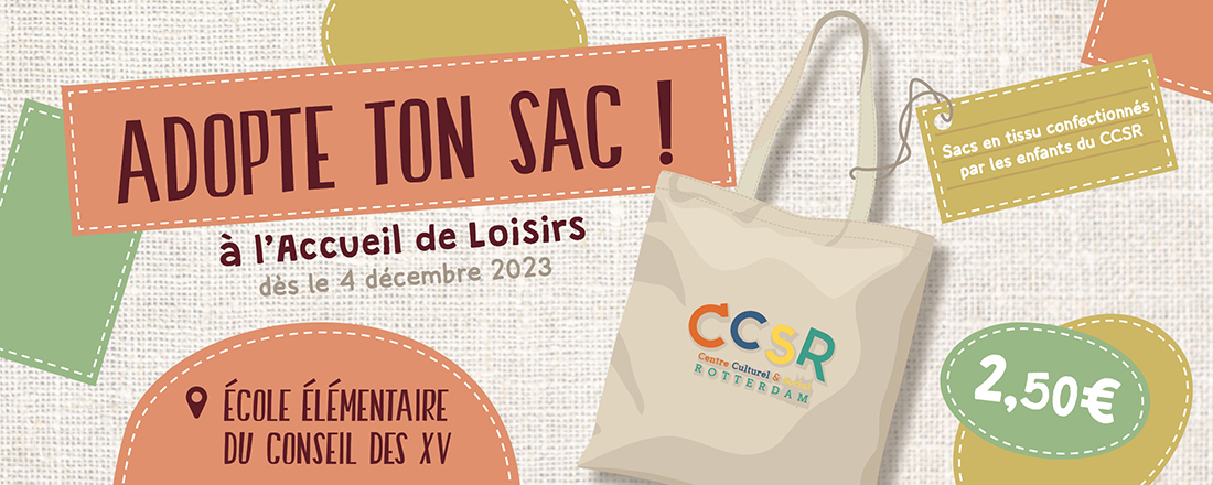 You are currently viewing Adopte ton sac aux couleurs du CCSR !