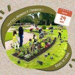Les p’tits jardiniers en plein “Chantier de plantations” à l’Orangerie !