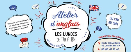 Apprendre l’anglais en s’amusant à l’Accueil Périscolaire !