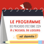 Le programme des mercredis d’octobre 2024