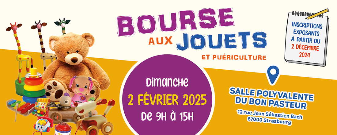 You are currently viewing Bourse aux jouets et puériculture 2025