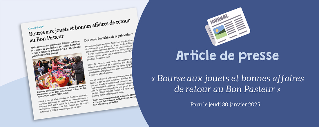 You are currently viewing Où sortir ce weekend ? À la Bourse aux jouets ! – Article de presse des DNA