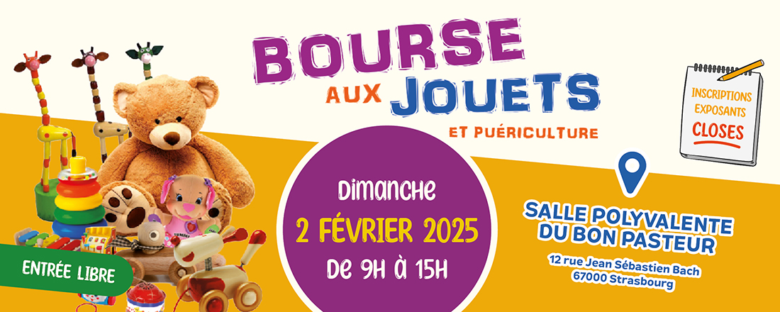 You are currently viewing Bourse aux jouets et puériculture 2025