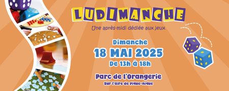 Ludimanche, une après-midi jeux au parc de l’Orangerie !