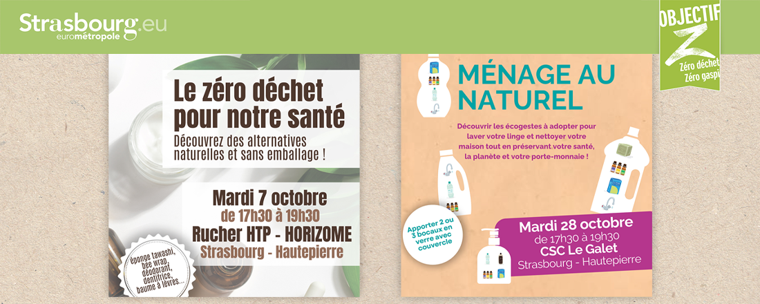 You are currently viewing Ateliers Zéro Déchet en octobre ouverts à toute la famille