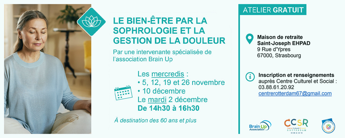 You are currently viewing Atelier pour nos aînés : « Le bien-être par la sophrologie et la gestion de la douleur »