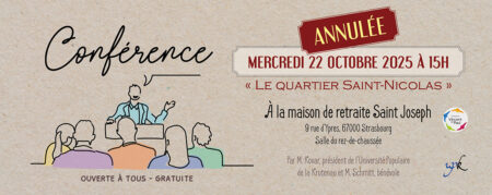[ ANNULÉE ] Conférence  » Le quartier Saint-Nicolas  » par l’UPK à Saint Jo’