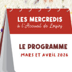 Le programme des mercredis de mars à avril 2026