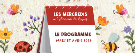 Le programme des mercredis de mars à avril 2026