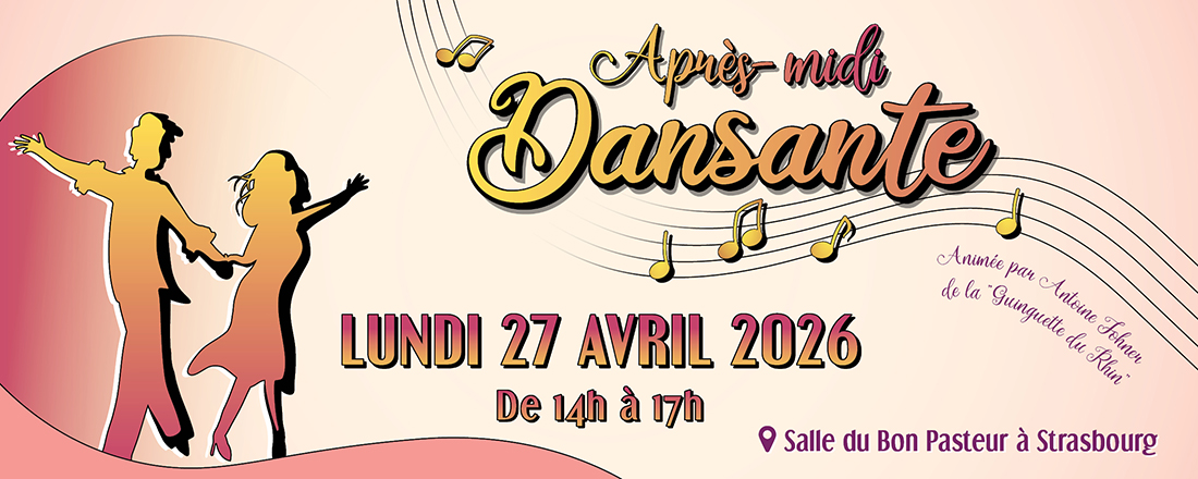You are currently viewing Lundi 27 avril, faites le plein de danse et de bonne humeur au Bon Pasteur !