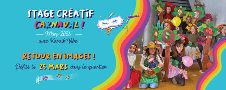 Stage créatif avec Karaïb&rsquo;Vibe en images : costumes, danse et ambiance colorée dans le quartier !
