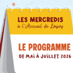 Le programme des mercredis de mai à juillet 2026