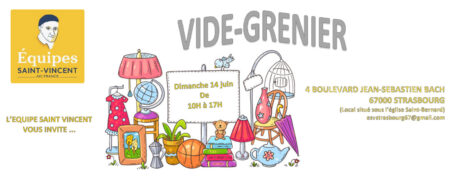 L&rsquo;équipe Saint Vincent vous invite à sa brocante, dimanche 14 juin 2026