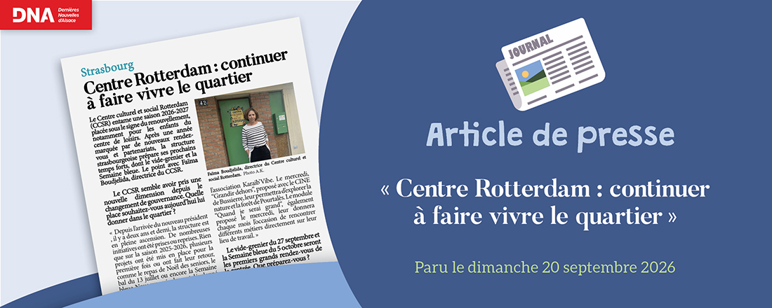 You are currently viewing Article de presse – DNA : « Centre Rotterdam : continuer à faire vivre le quartier »