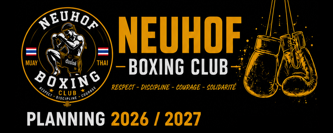 You are currently viewing Le Neuhof Boxing Club dévoile son planning 2026-2027