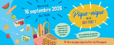 La rentrée se fête à l’Orangerie ! Pique-nique, retrouvailles et animations au grand air